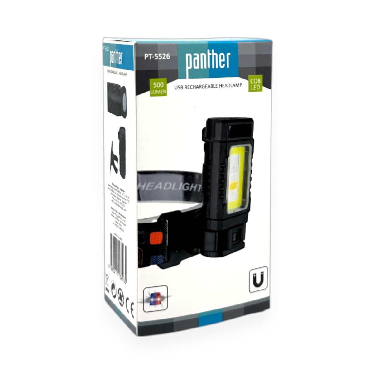 PANTHER PT-5526 USB ŞARJLI KAFA LAMBASI