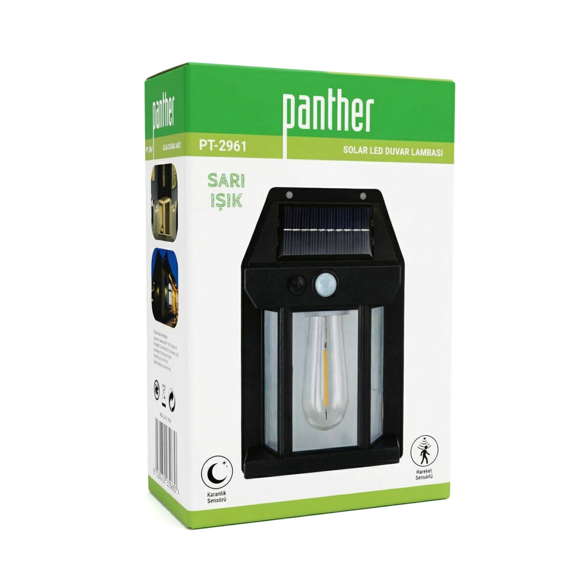 PANTHER PT-2961 SOLAR LED DUVAR LAMBASI