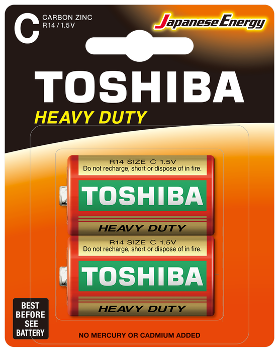 Toshiba R14KG Blisterli Pil 2’li