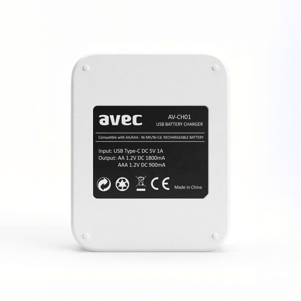 AVEC AV-CH01 USB HIZLI PİL ŞARJ CİHAZI 4LÜ