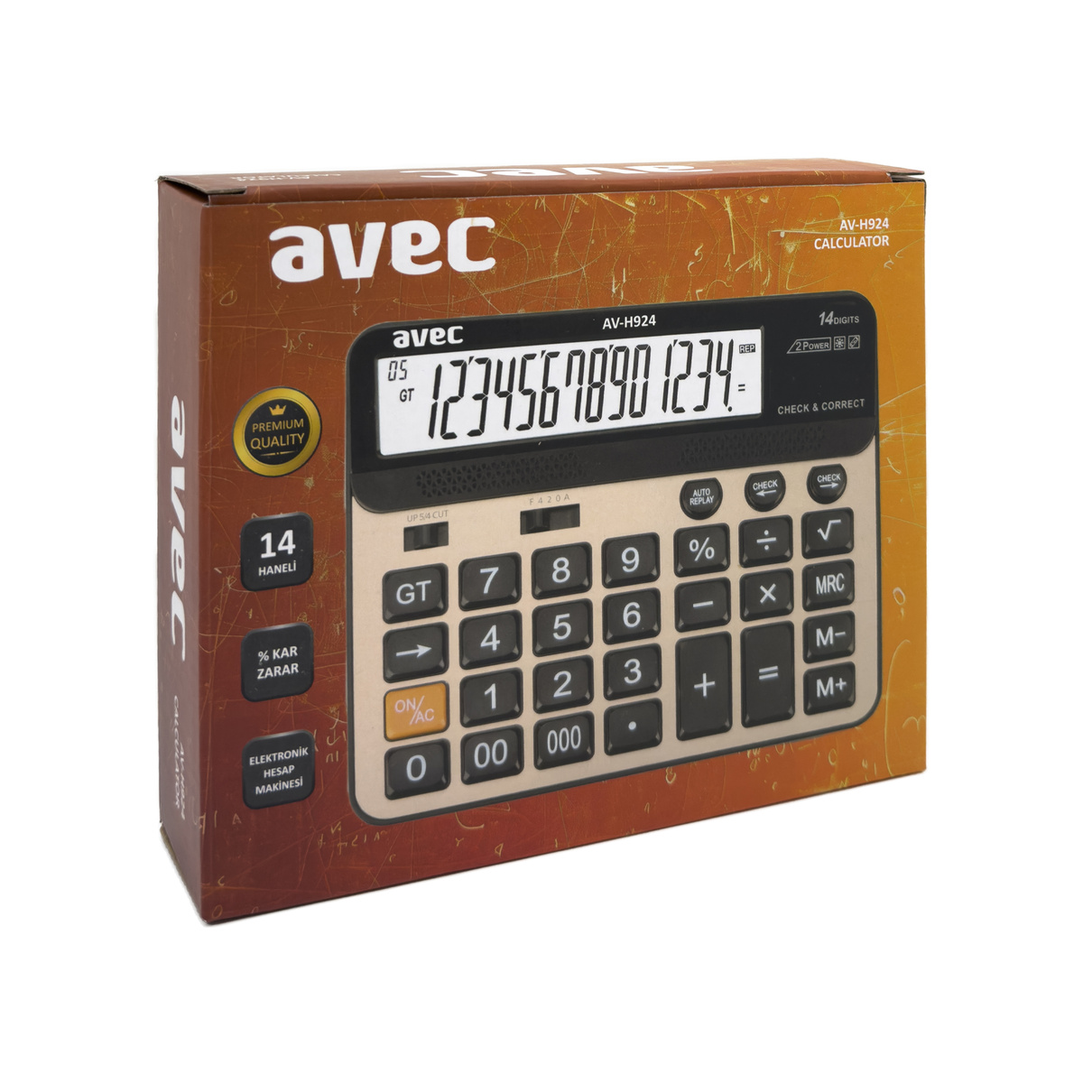 AVEC AV-H924 HESAP MAKİNESİ