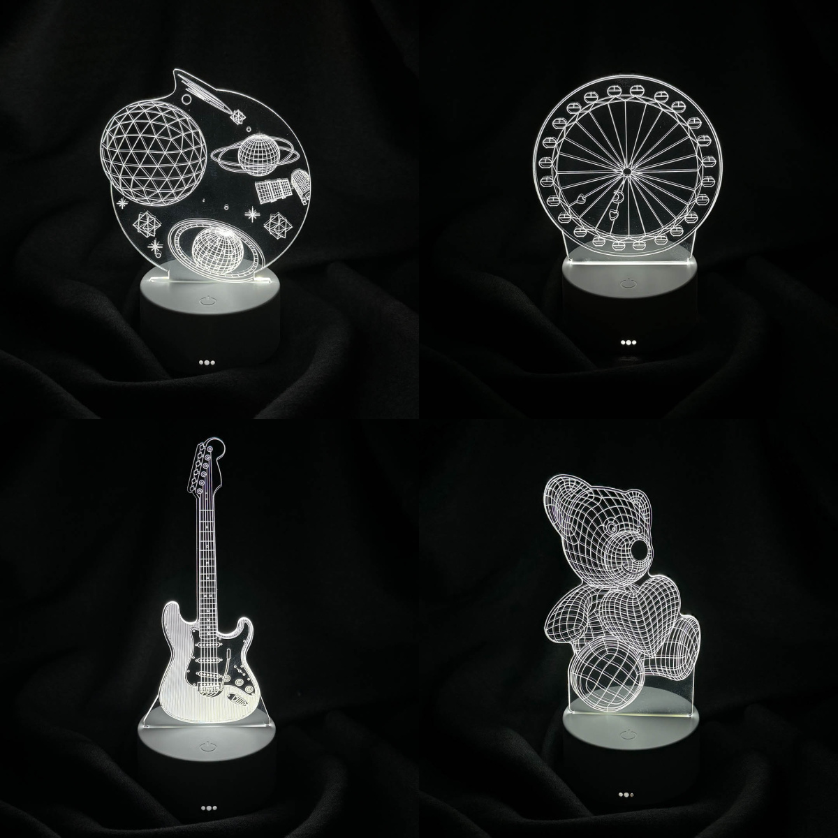 AVEC AV-333 3D PİLLİ + USB’Lİ MASA LAMBASI