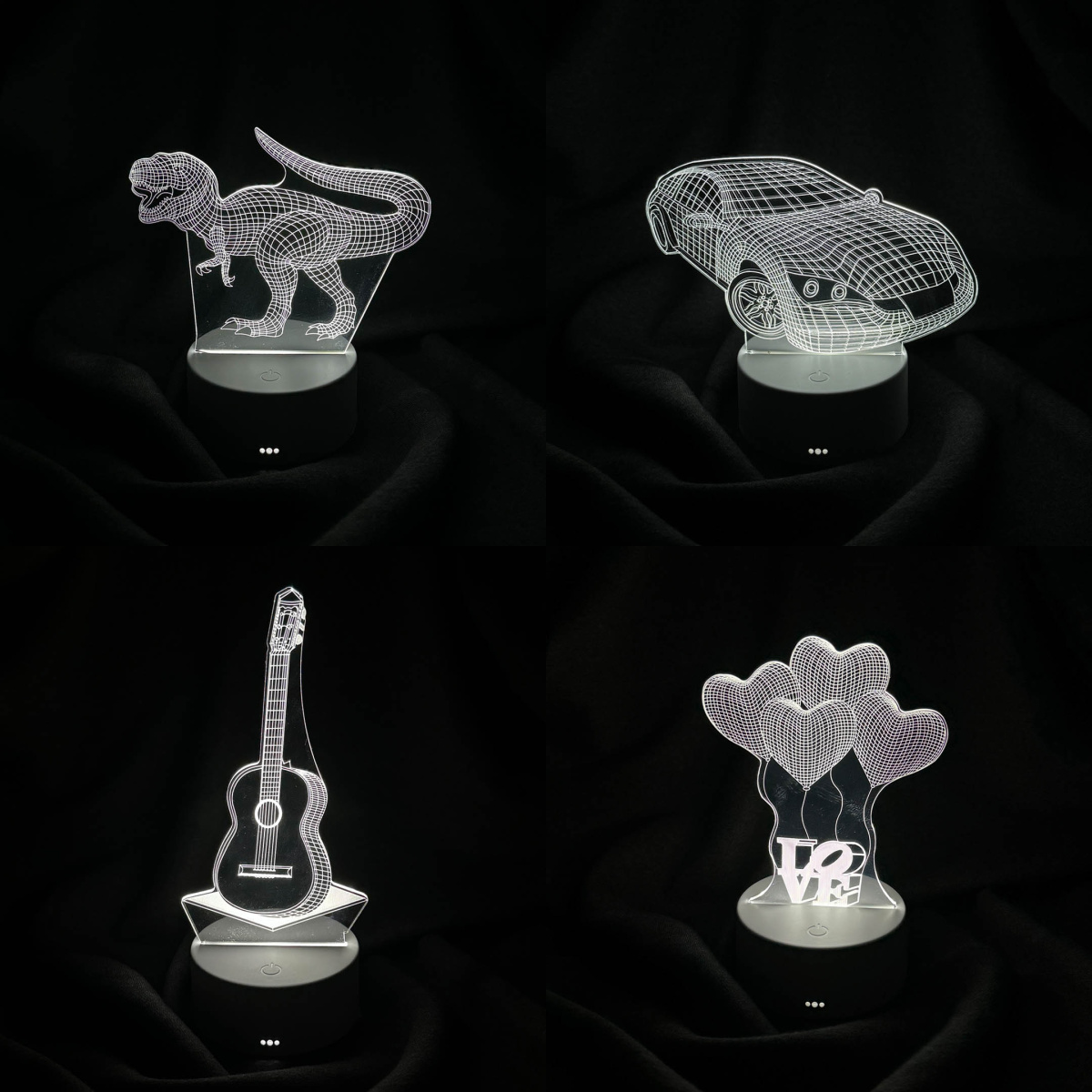 AVEC AV-333 3D PİLLİ + USB’Lİ MASA LAMBASI
