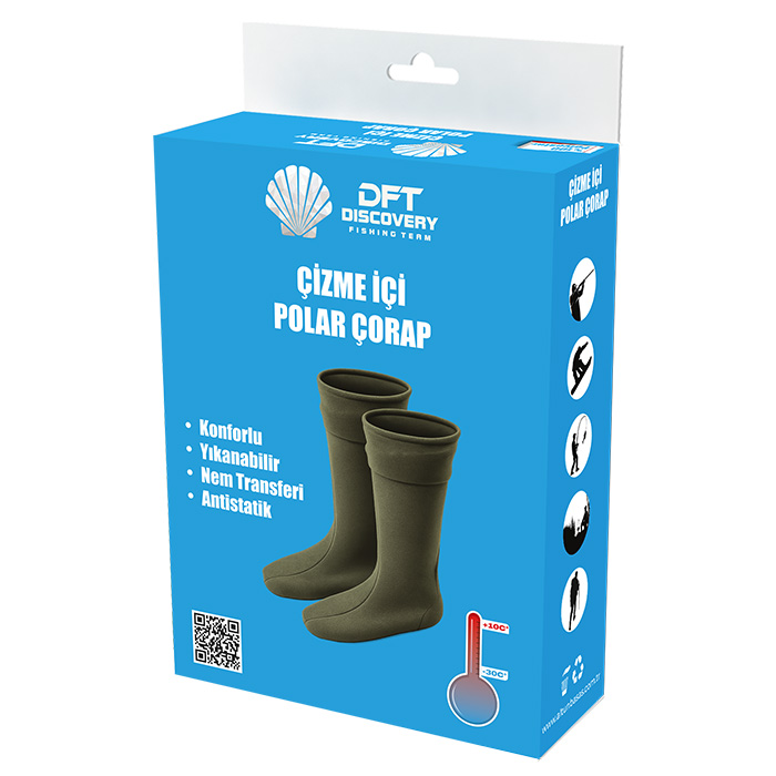 DFT Hunter Polar Çorap Haki No: 42-43-44