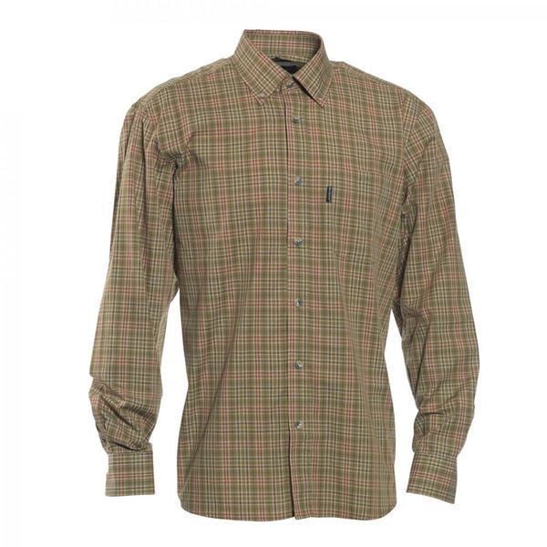 T. DEERHUNTER Marshall Red Kareli Uzun Kol Gömlek 43/44