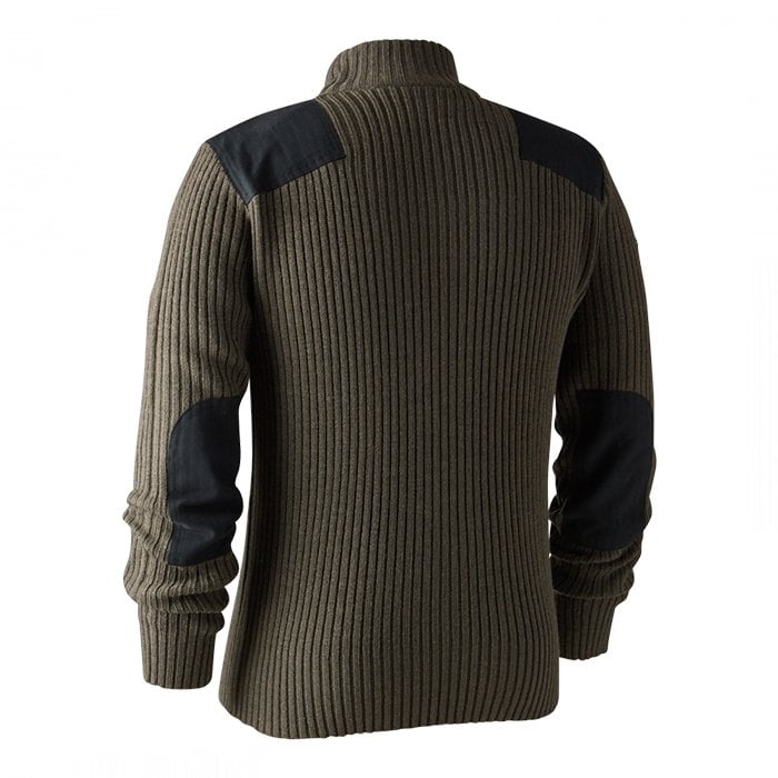 DEERHUNTER Rogaland Yarım Fermuarlı Kahve Kazak 2XL