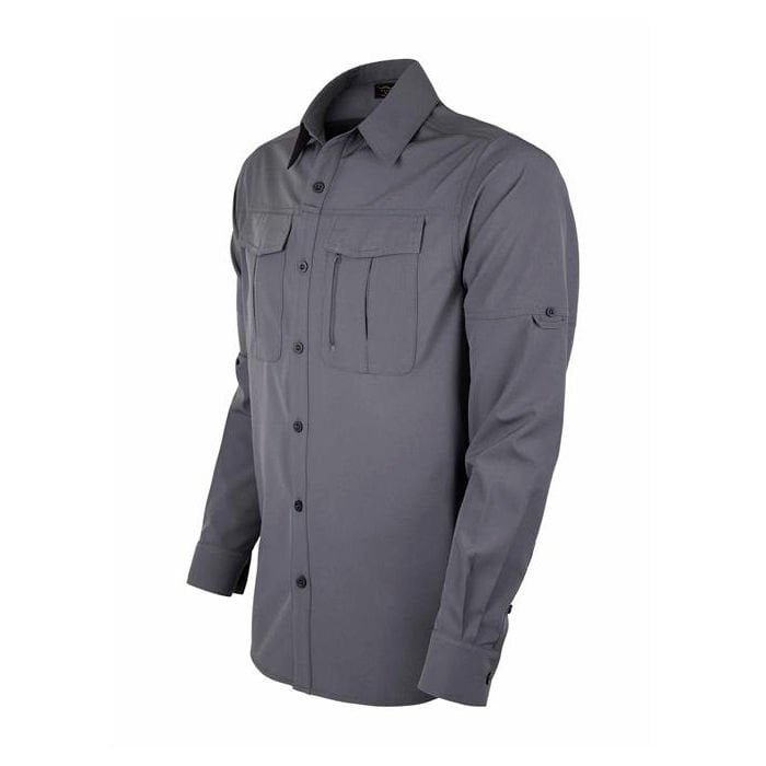 VAV Uzun Kol Gömlek Tacflex-02 Füme - XL