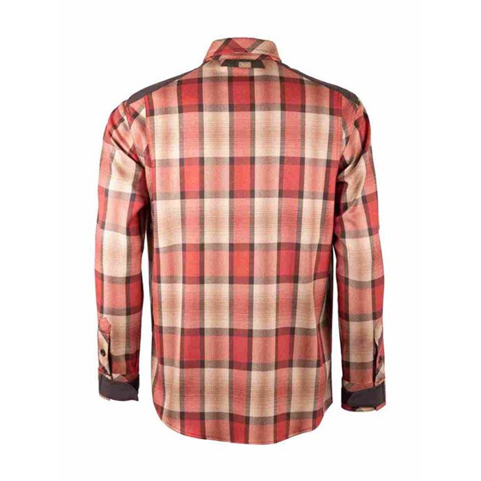 T. VAV Uzun Kol Gömlek Wintac-01 Bordo - XL
