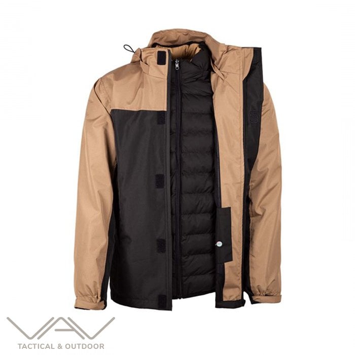 T. VAV 3TECH 02 Su Geçirmez Mont Çift Taraflı - Bej - S
