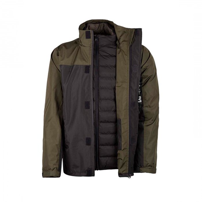 T. VAV 3TECH 02 Su Geçirmez Mont Çift Taraflı Haki - M