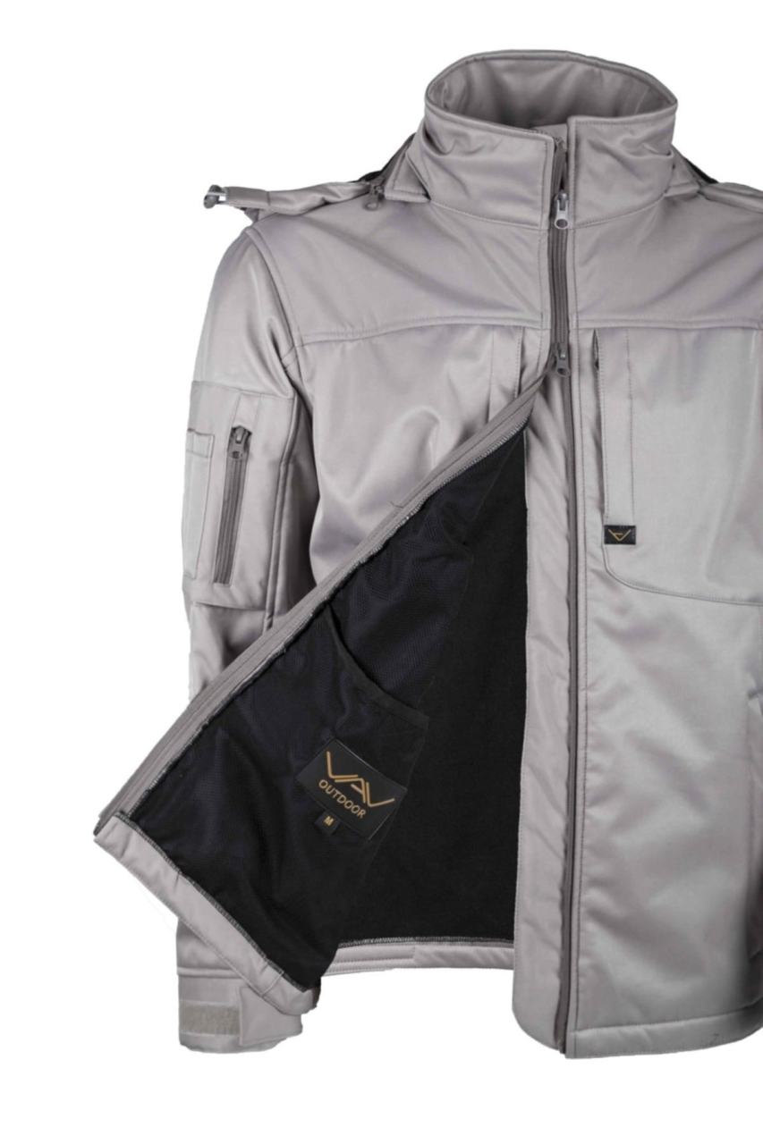 T. VAV Shell HT-01 Softshell Mont Gri - S
