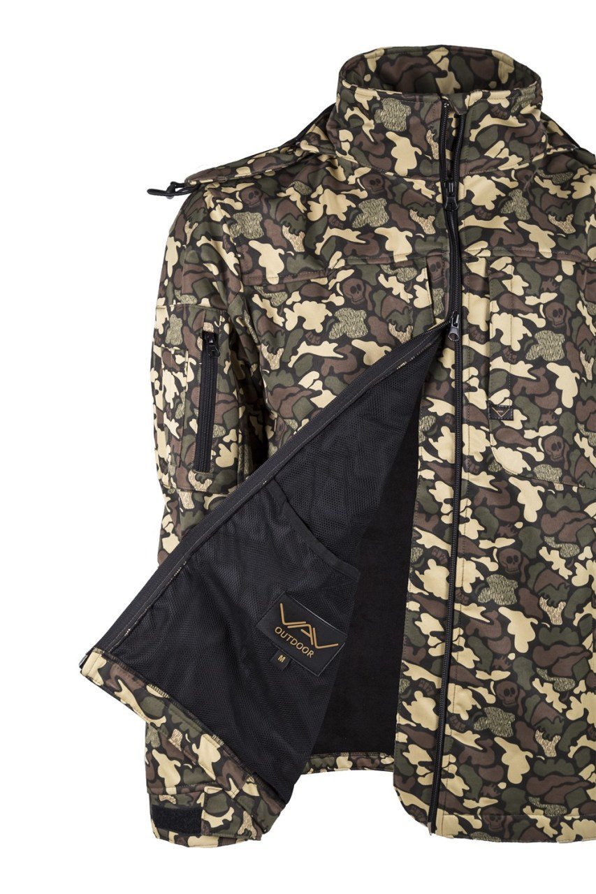 T. VAV Shell HT-01 Softshell Mont Kurukafa Bej - S