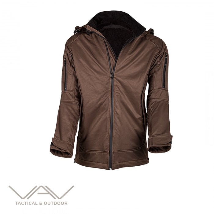 T. VAV Shell HT-01 Softshell Mont Kahverengi - S
