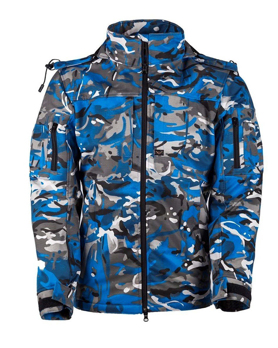 T. VAV Shell HT-01 Softshell Mont Yengeç Mavi - S