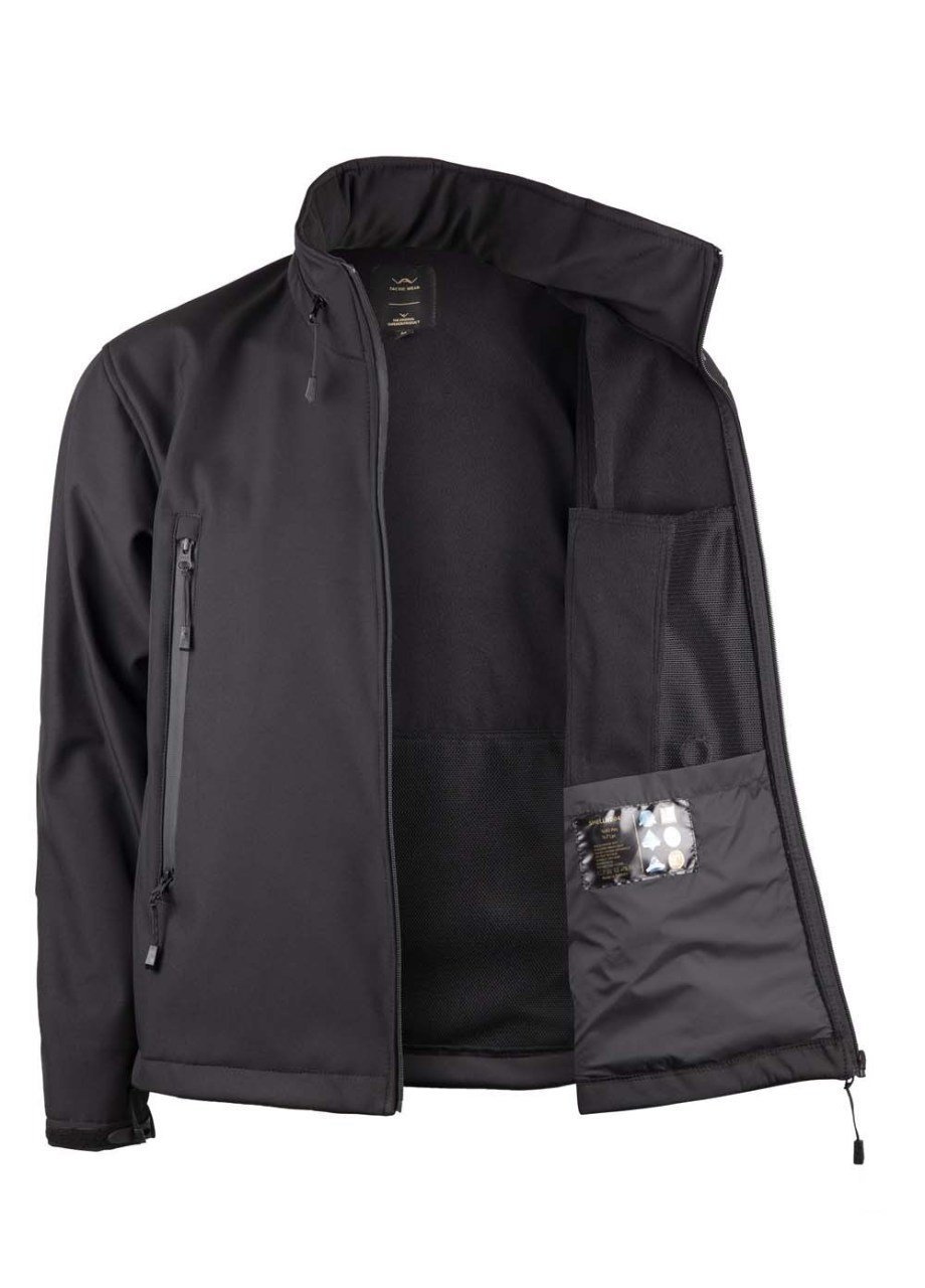 VAV Shell HT-04 Softshell Mont Siyah - XXL