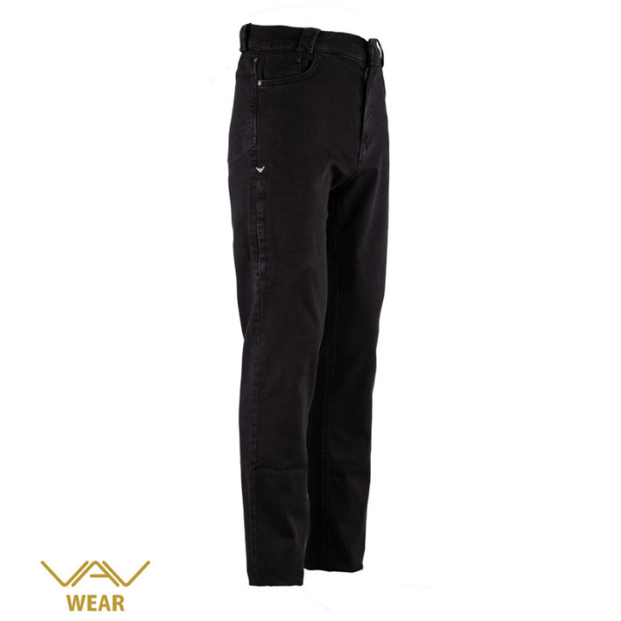 VAV Jeantac-12  Denim Kot Pantolon Siyah S