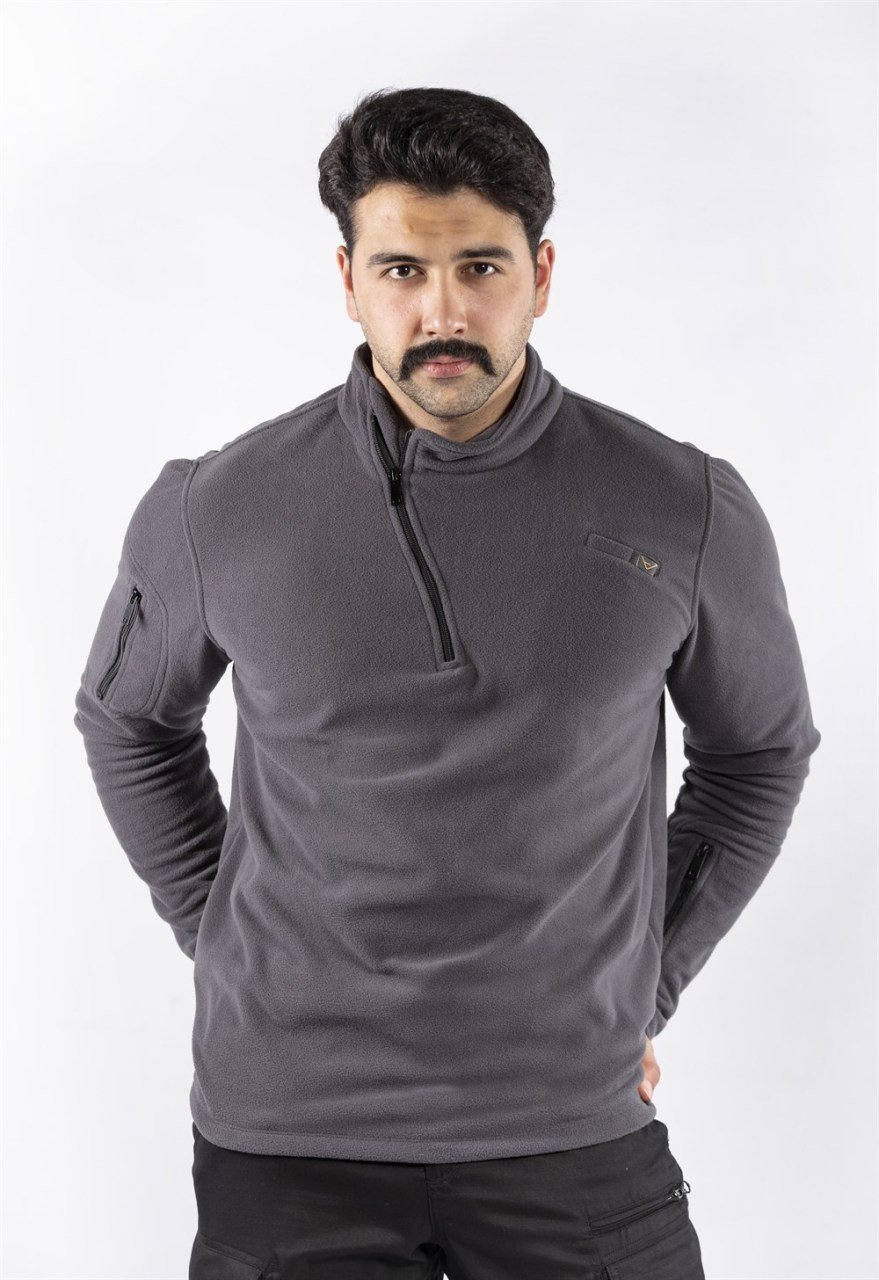 VAV Polsw-01 Sweatshirt Koyu Füme - XL