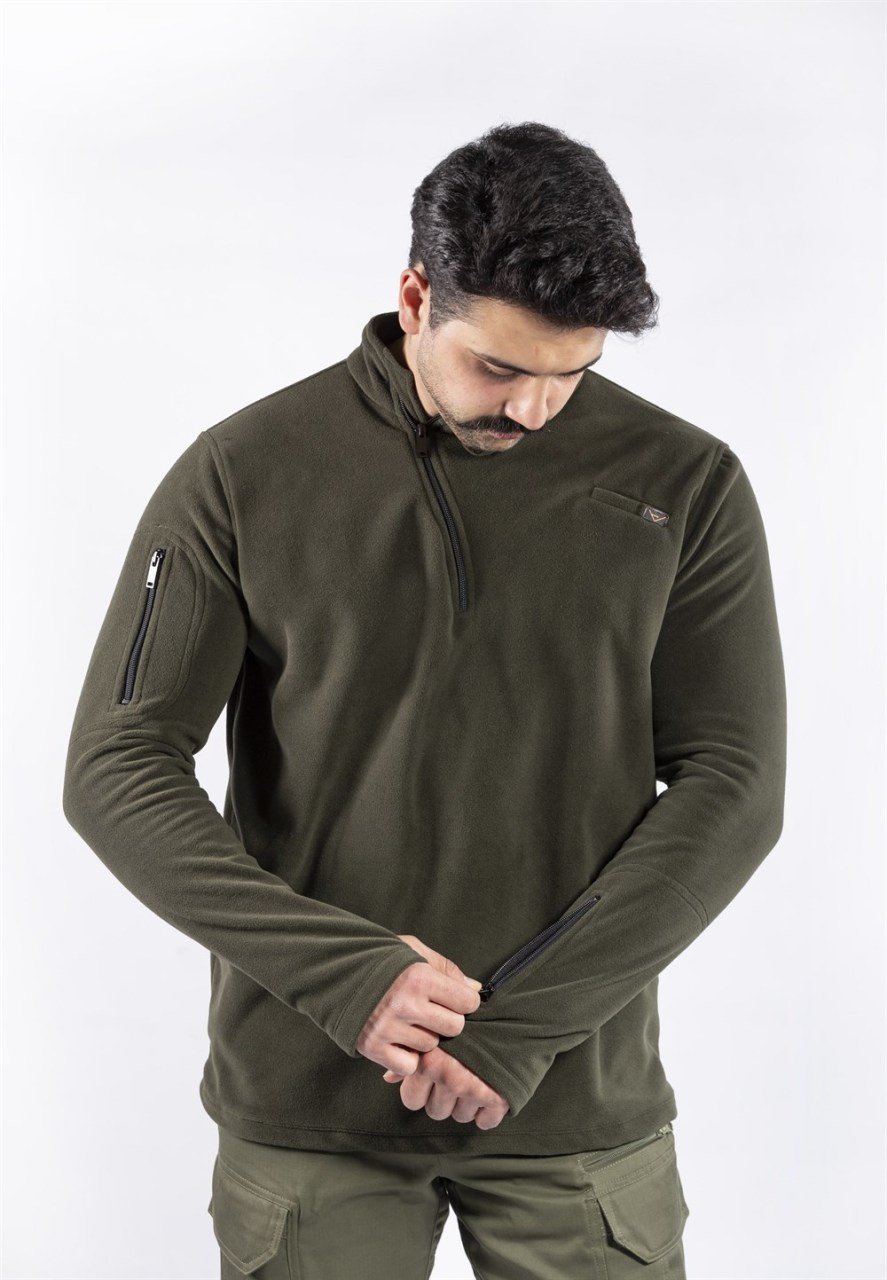 VAV Polsw-01 Sweatshirt Haki - XL