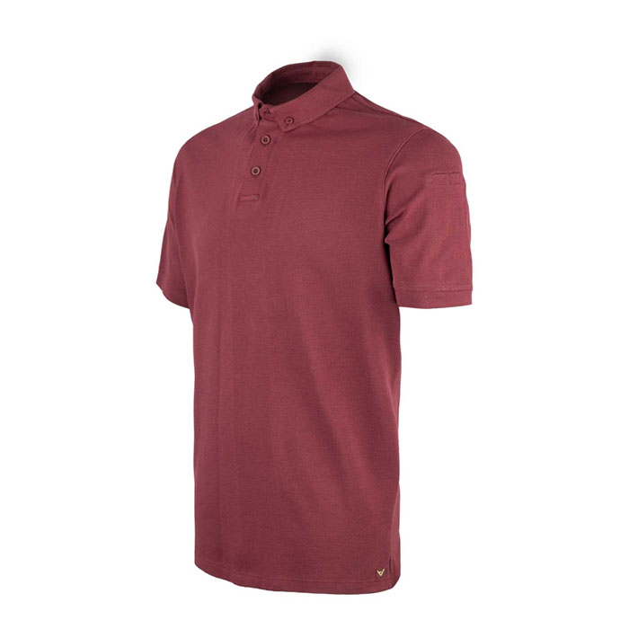 VAV Tlac-01 Polo Yaka Tişört Bordo L