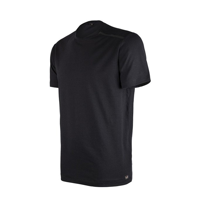 VAV Baseti-03 Yuvarlak Yaka Tişört Siyah 4XL