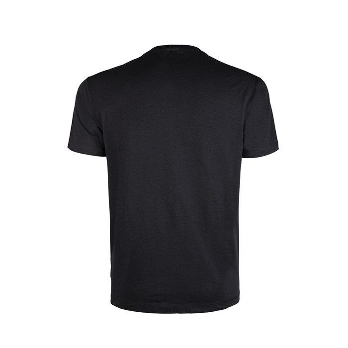 VAV Baseti-03 Yuvarlak Yaka Tişört Siyah 4XL