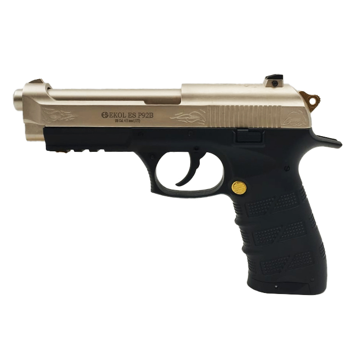 EKOL S P92 B Polimer Saten Altın Havalı Tab Blwbck