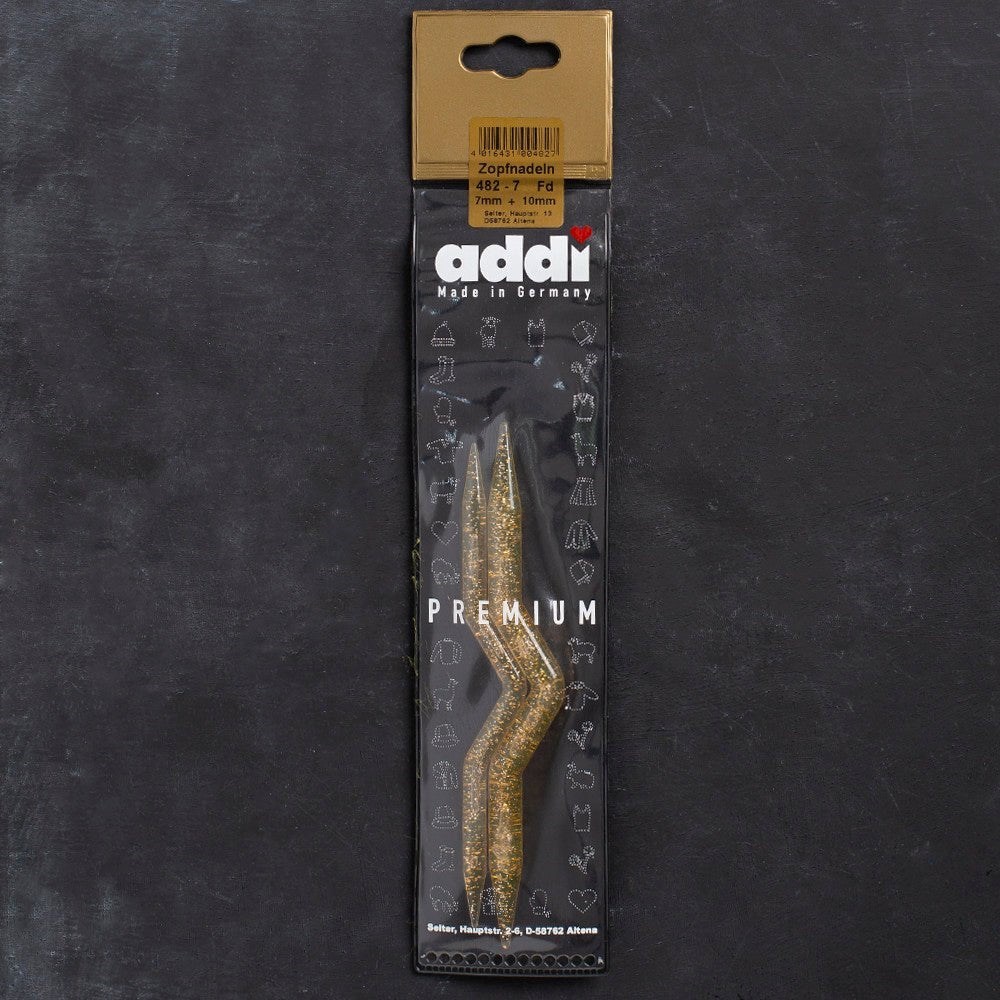 Addi Champagner 7mm ve 10mm Bükümlü Şiş - 482-7