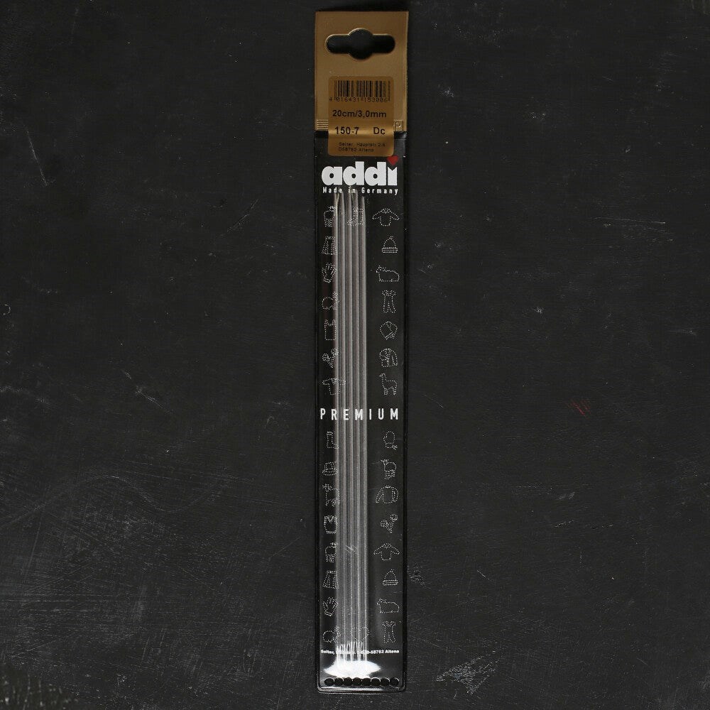 Addi 3mm 20cm Çelik Çorap Şişi - 150-7