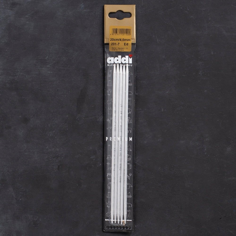 Addi 4mm 20cm 5 li Çorap Şişi - 201-7