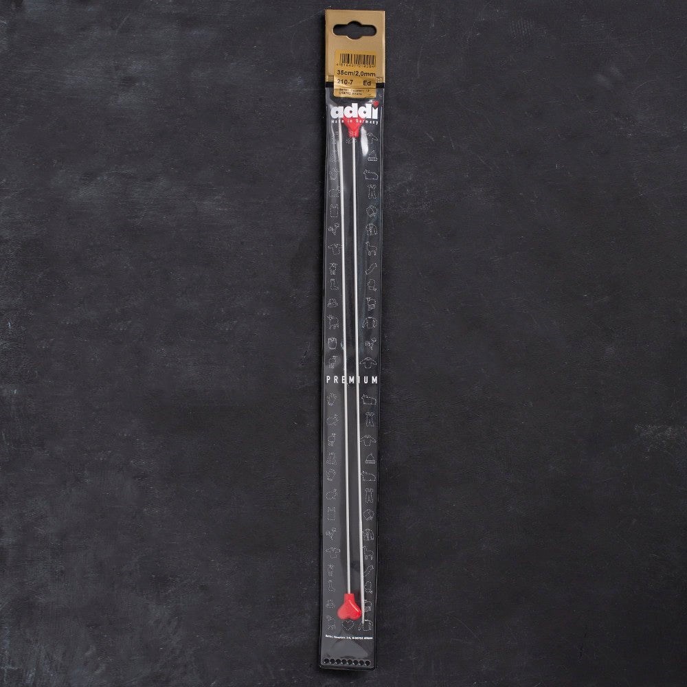 Addi 2mm 35cm Klasik Alüminyum Hızlı Örgü Şişi - 2