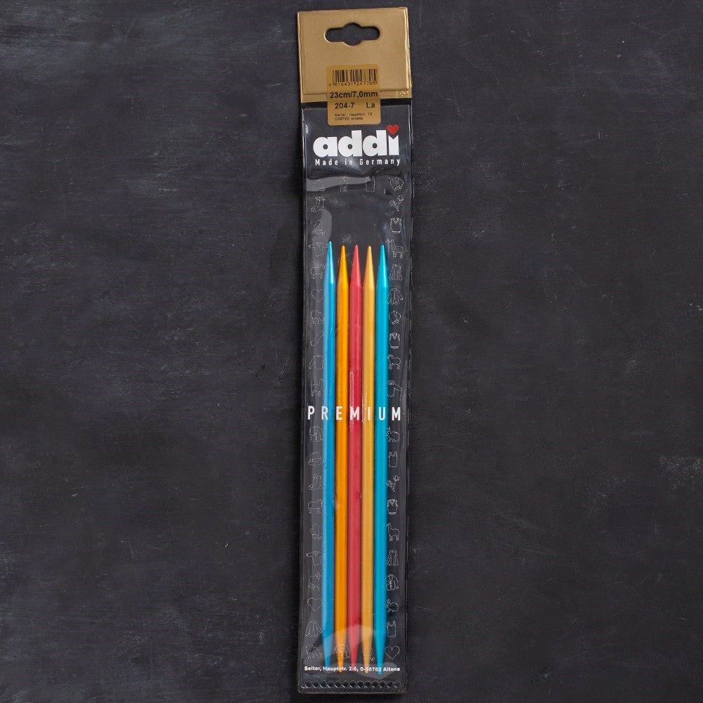 Addi Colibri 7mm 23cm Renkli Çorap Şişi - 204-7