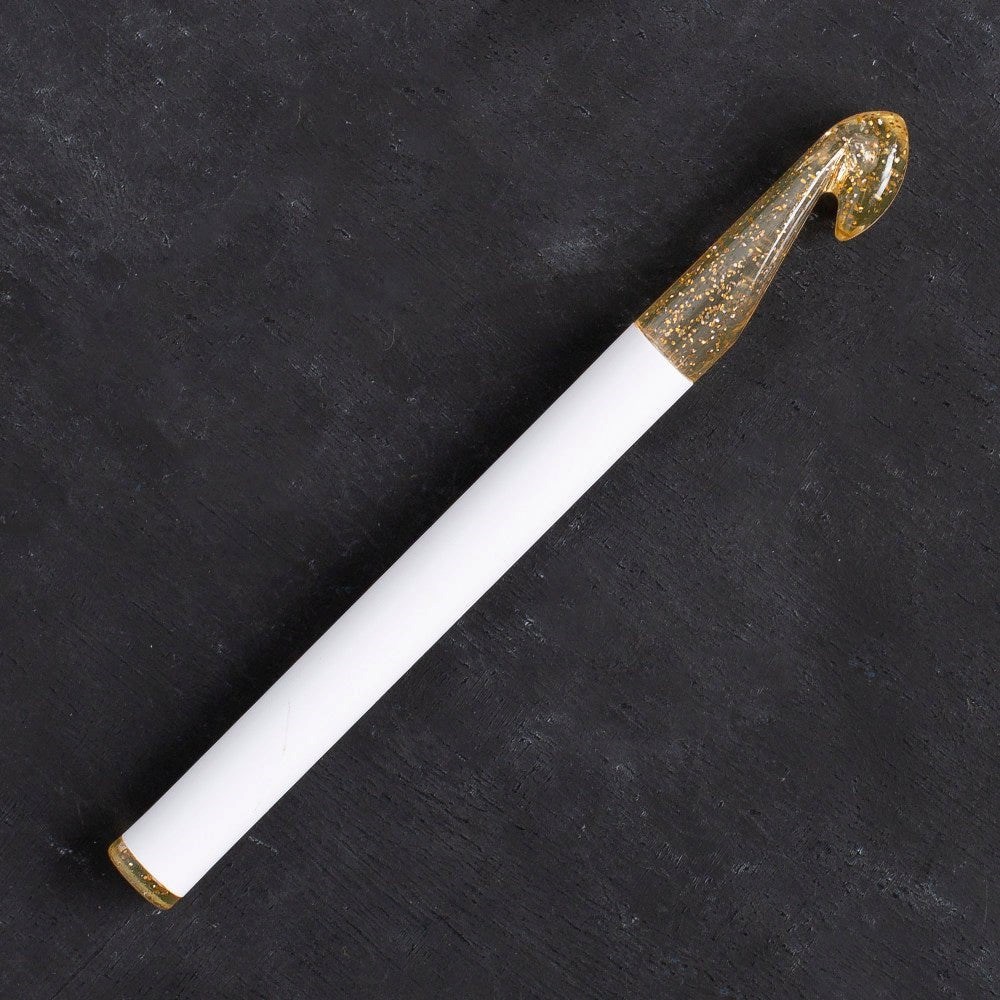 Addi Champagner 12mm 15cm Plastik Simli Yün Tığ -