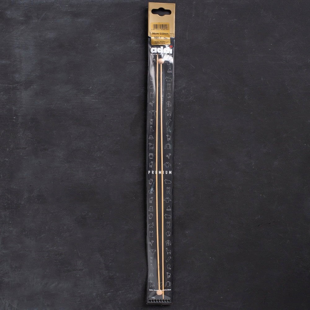Addi Bambus 2mm 35cm Bambu Örgü Şişi - 500-7