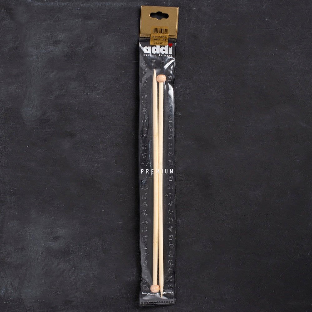 Addi Bambus 7mm 35cm Bambu Örgü Şişi - 500-7