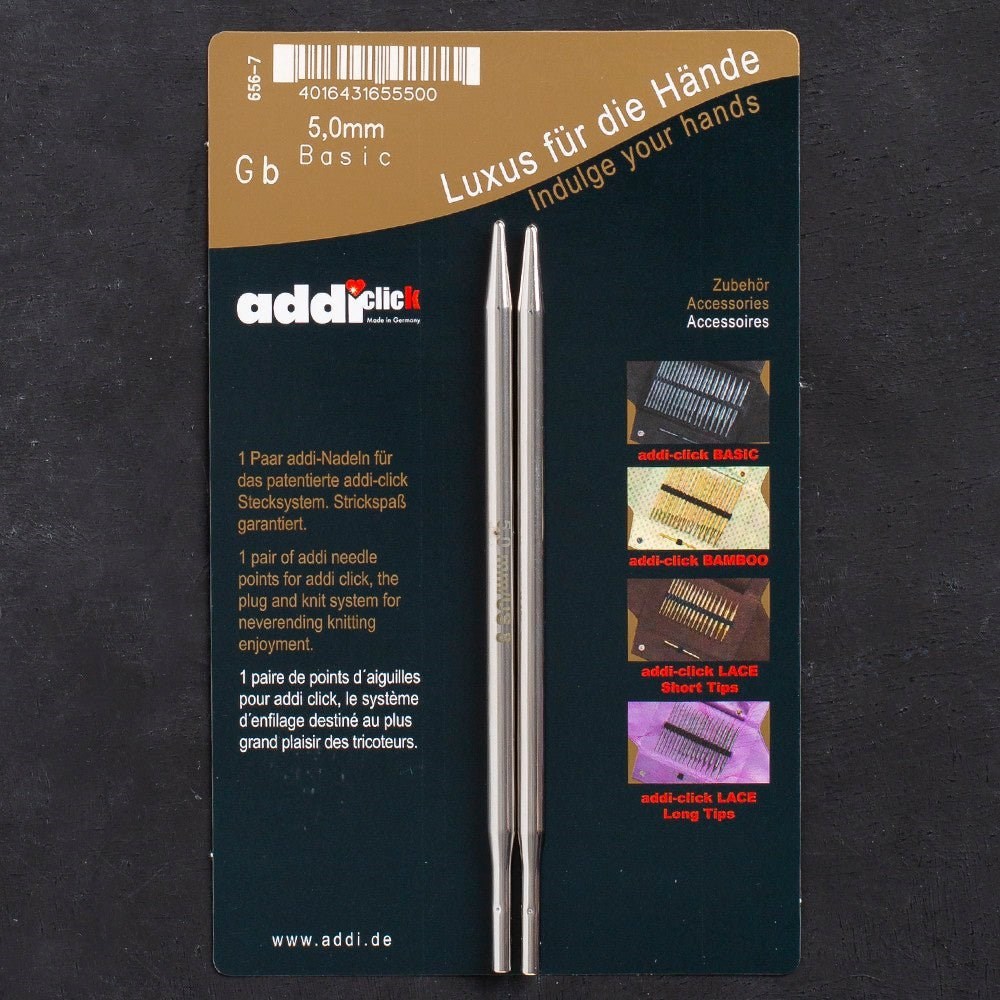Addi Click Basic 5mm Misinalı Şiş Ucu - 656-2