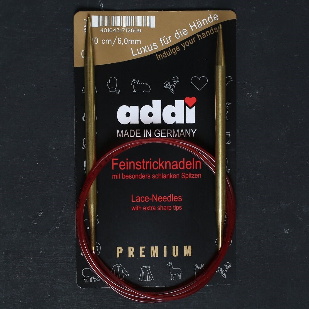 Addi 6 mm 120 cm Misinalı Dantel Şişi - 755-7