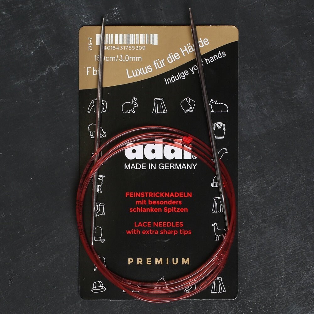 Addi 3,0mm 150cm Misinalı Dantel Şişi - 775-7