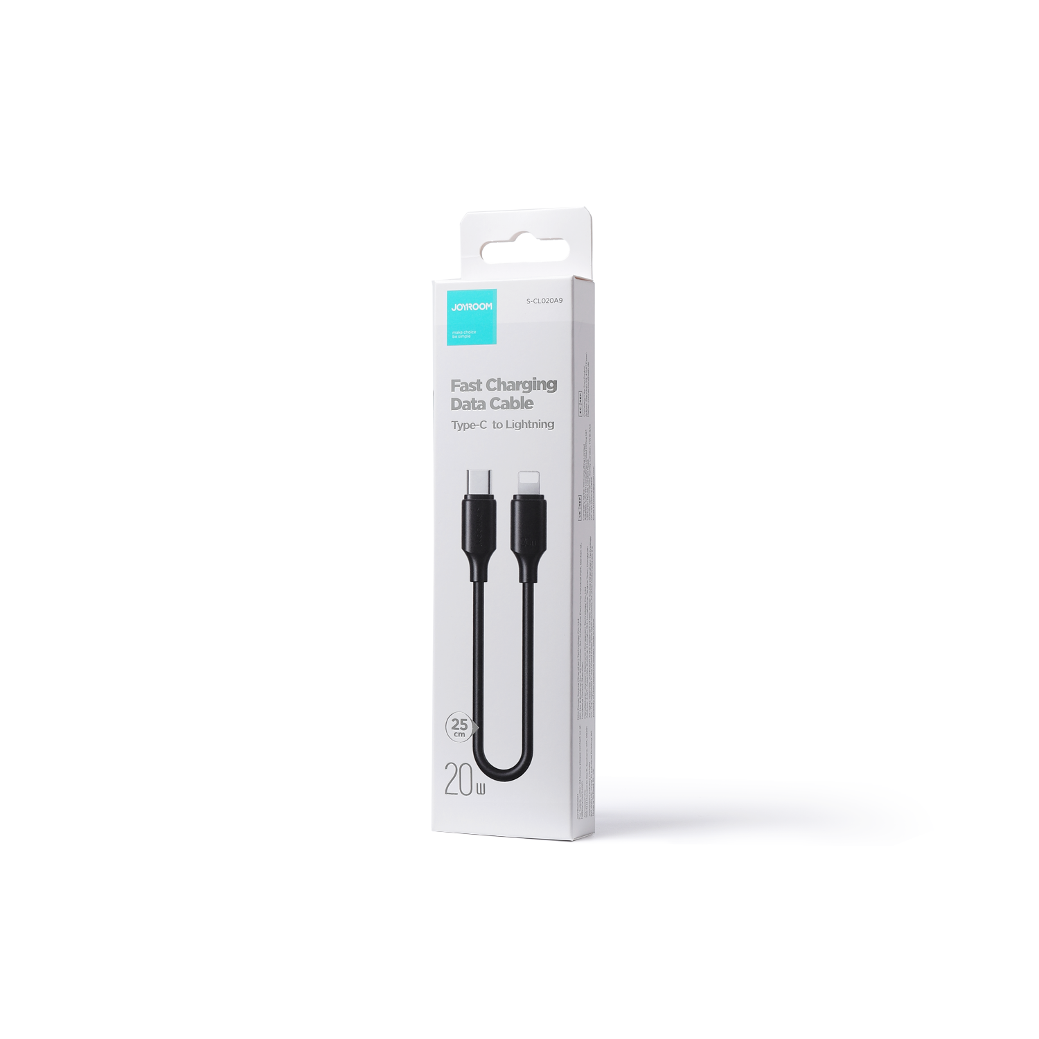 JOYROOM S-CL020A9 20W TYPE C-LIGHTNING 0.25M-BLACK