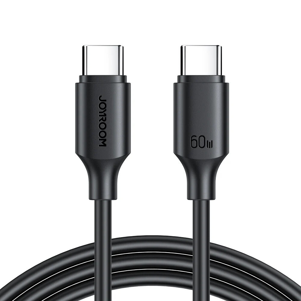 JOYROOM S-CC060A9 60W TYPE C-TYPE C 0.25M-BLACK