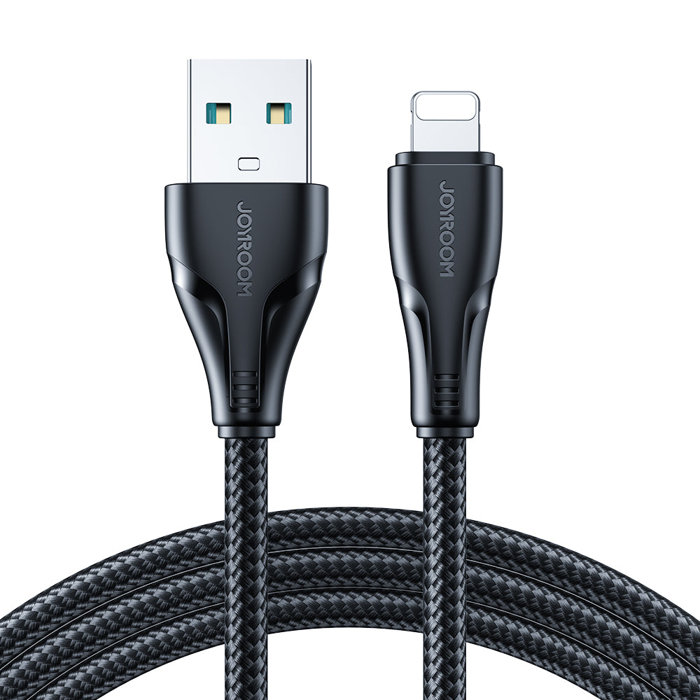 JOYROOM S-UL012A11 2.4A USB A-LIGHTNING 1.2M-BLACK