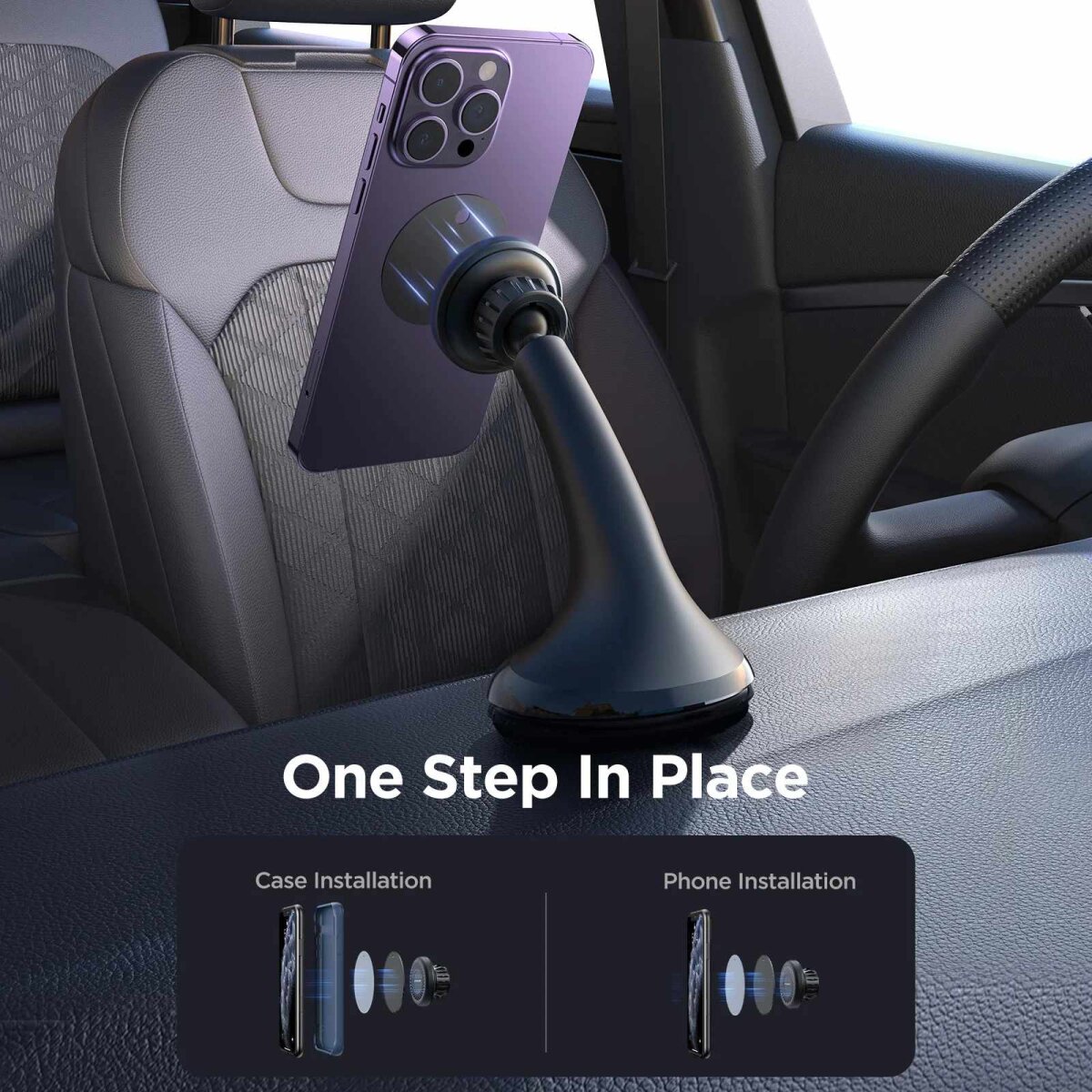 JOYROOM JR-ZS356 UNIVERSAL MAGNETIC CAR HOLDER BLACK