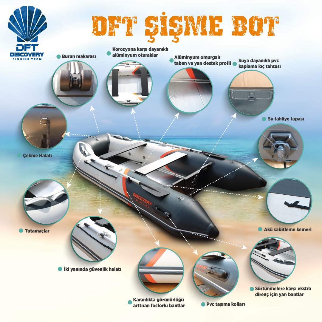 DFT DISCOVERY Şişme Bot MX330AL 330cm  Seri