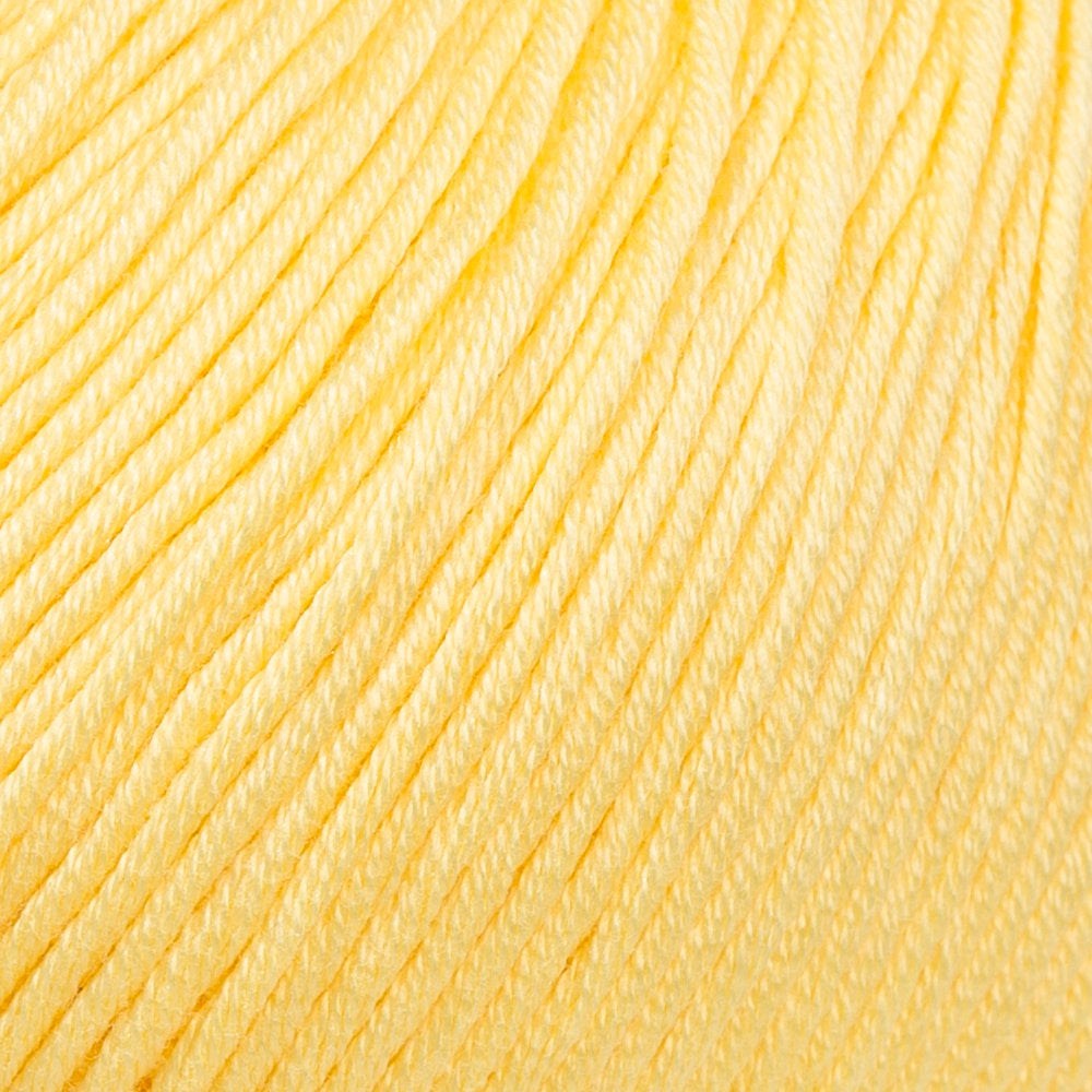 La Mia Mercerized Cotton Sarı El Örgü İpi - 177 - 33584