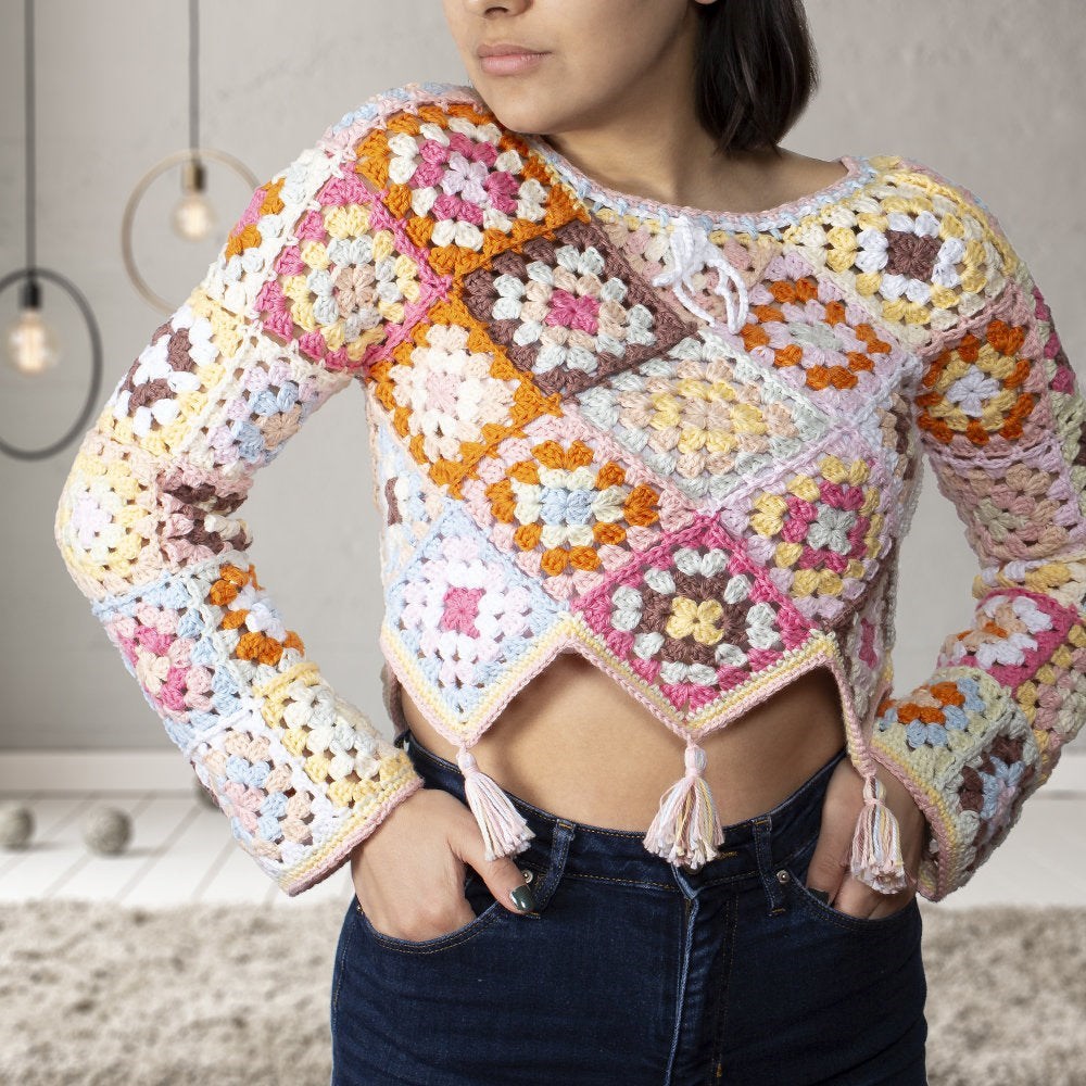 La Mia Pastel Cotton Bebe Mavi El Örgü İpi - L054 - 33619