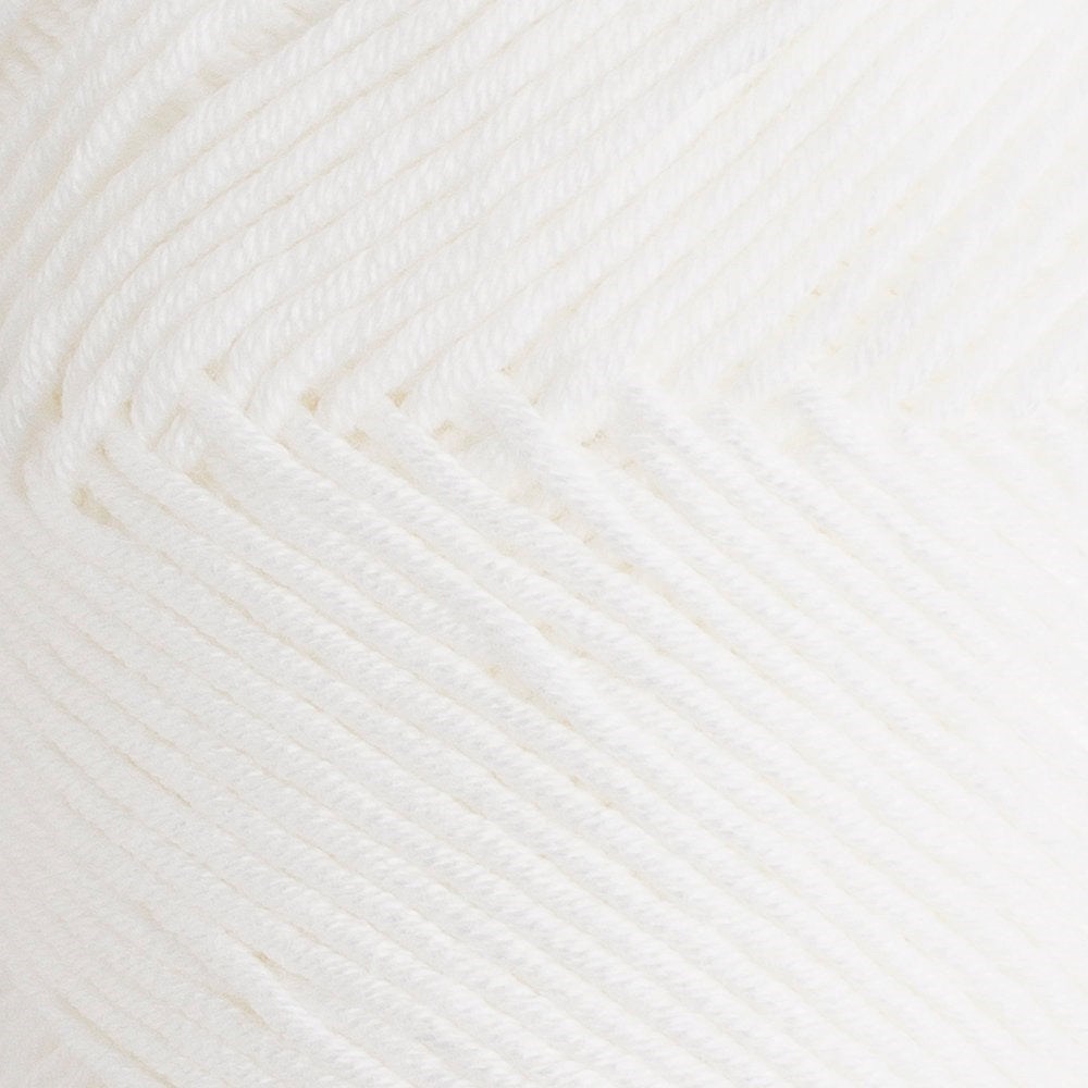 La Mia Baby Cotton Beyaz El Örgü İpi - L001 - 33628