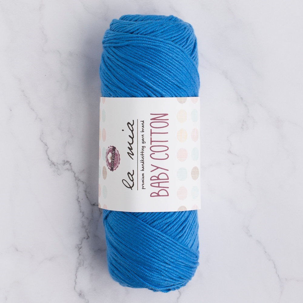 La Mia Baby Cotton Koyu Mavi El Örgü İpi - L034 - 33635