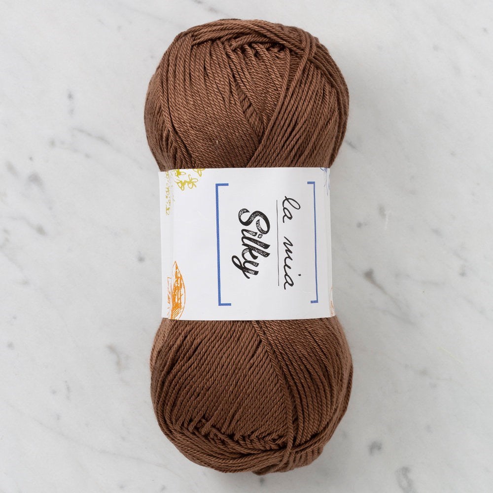 La Mia Silky Kahverengi El Örgü İpi - L005 - 33671