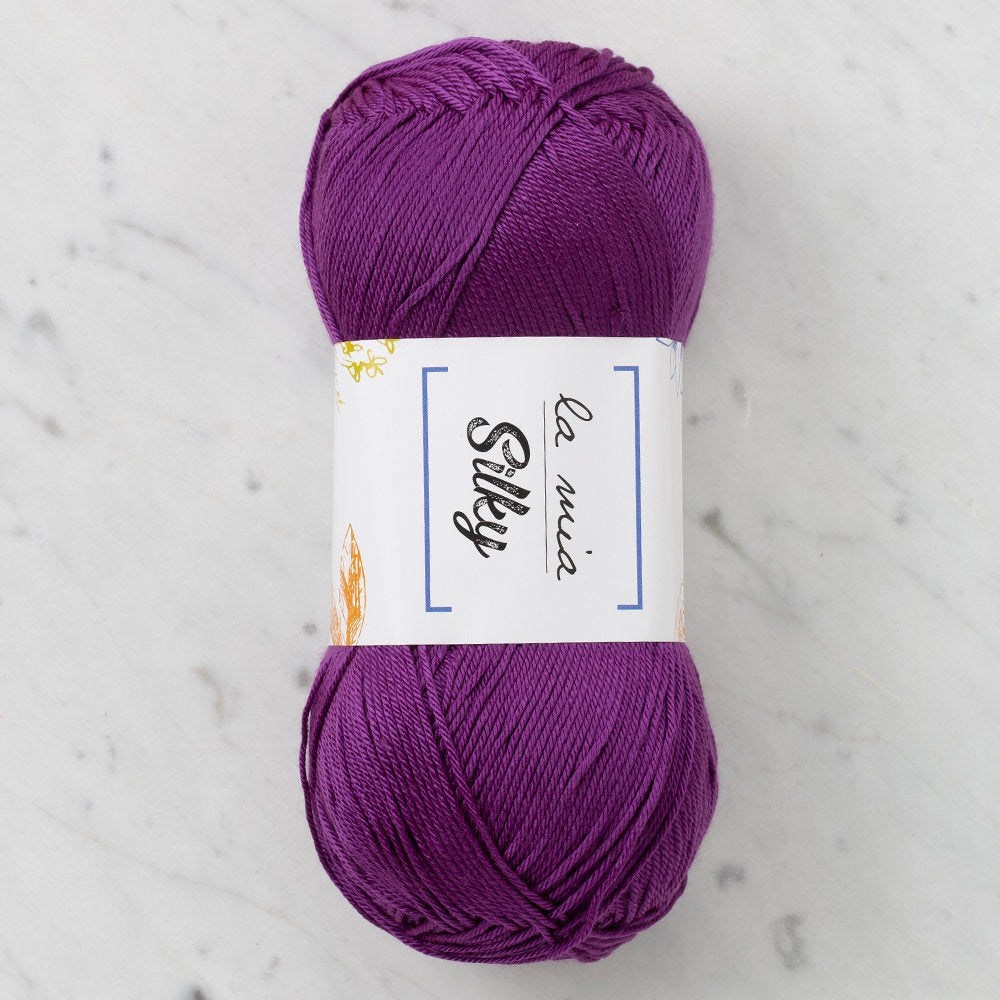 La Mia Silky Mor El Örgü İpi - L019 - 33682