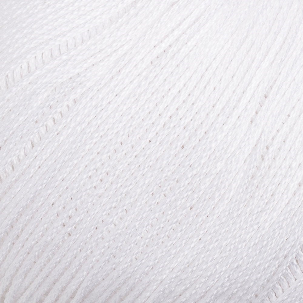La Mia Lux Mercerized Cotton Beyaz El Örgü İpi - 2 - 33742