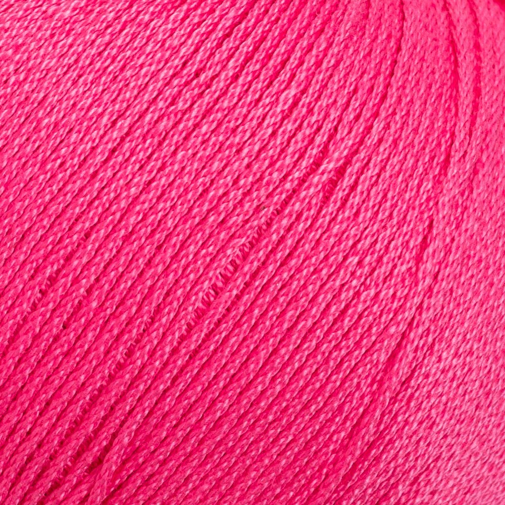 La Mia Lux Mercerized Cotton Fuşya El Örgü İpi - 35 - 33746